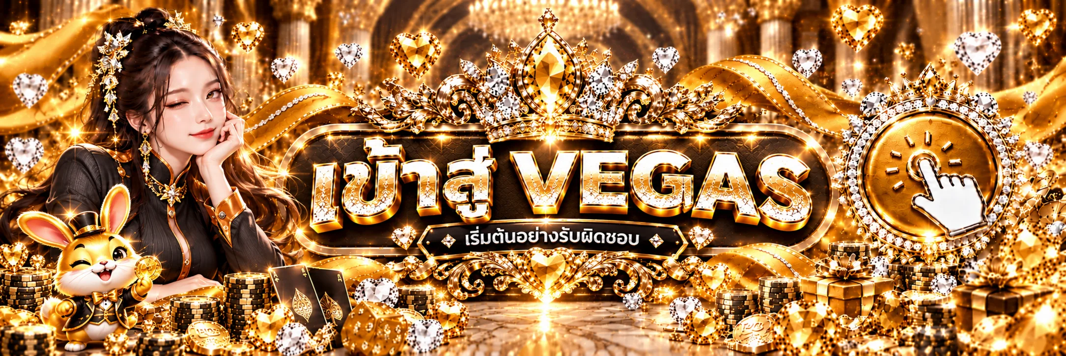 แบนเนอร์ VEGAS เข้าสู่ระบบอย่างปลอดภัยโทนดำส้ม